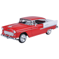 Timeless Legends - 1:24 Scale 1955 Chevy Bel Air Red (Model Car)