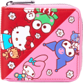Hello Kitty - Hello Kitty And Friends Color Block Zip (Loungefly Wallet)