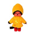 Monchhichi - Yellow Raincoat And Red Shoes (Plush Toy)