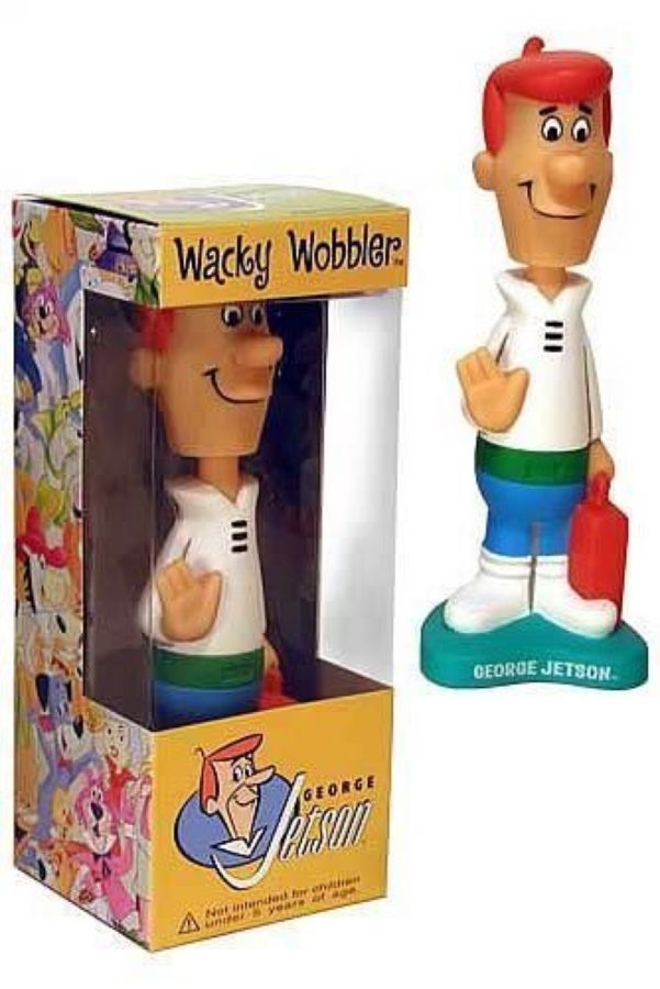 Jetsons e&AstroボビングヘッドWackyWobbler The Jetsons George Jetson Bobble Head - DVDLand
