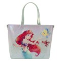 Little Mermaid (1989) - Ariel And Flounder With Coin Bag (Loungefly Tote Bag)