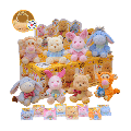 Winnie The Pooh - 100th Anniversary Cosbi Plush Keychain Assortment Display Of 8 (Cosbi Collection)