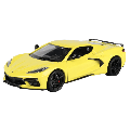 Timeless Legends - 1:24 Scale 2020 Corvette C8 [Yellow] (Model Vehicle)