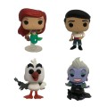 Little Mermaid (1989) - Ariel Prince Eric Scuttle And Ursula 4-Pack (Pop! Vinyl)