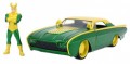 Marvel Comics - Loki And 1963 Ford Thunderbird 1:24 Scale (Model Car)