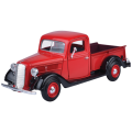 Timeless Legends - 1:24 Scale 1937 Ford Pickup Red (Model Vehicle)