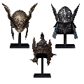 Elden Ring - Trio Helmets 1:3 Scale Mini Replicas