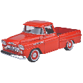 Timeless Legends - 1:24 Scale 1958 Chevy Apache Fleetline Pickup [Orange] (Model Vehicle)