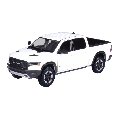 Timeless Legends - 1:27 2019 White Ram 1500 Crew Rebel (Model Vehicle)