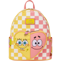 SpongeBob Squarepants – SpongeBob And Patrick Star Checkered Mini (Loungefly Backpack)