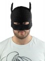 Batman Cowl Knit Beanie Black