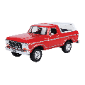 Timeless Legends - 1:24 1978 Red Ford Bronco (Hard Top) (Model Vehicle)