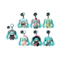 Hatsune Miku - Punk Rock Plush Blind Box Keychain Assortment Display Of 6 (Plush Toy)