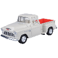 Timeless Legends - 1:24 Scale 1955 Chevy Stepside [White] (Model Vehicle)