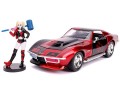 Batman - Harley Quinn 69 Corvette 1:24 Scale Hollywood Ride (Model Car)