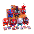 Marvel - SpiderMan Cosbi Plush Keychain Display Of 6 (Cosbi Collection)