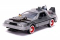 Back To The Future Part III - Time Machine Raw Metal 1:24 Scale Hollywood Ride (Model Car)