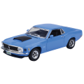 Timeless Legends - 1:18 Scale 1970 Ford Mustang Boss 429 Blue (Model Car)