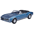 Timeless Legends - 1:24 Scale 1967 Chevy Camaro SS (Convertible) [Blue] (Model Car)