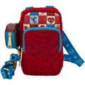 Marvel Comics - Spider-Man Cell Phone Crossbody Bag With Coin Bag (Loungefly Crossbody Bag)