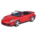 Timeless Legends - 1:24 Scale Porsche 911 Turbo Cabriolet Red (Model Car)