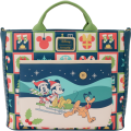 Disney - Mickey And Minnie Holiday Convertible (Loungefly Tote Bag)