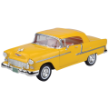 Timeless Legends - 1:18 Scale 1955 Chevy Bel Air Convertible With Soft Top Yellow (Model Car)