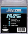 Ultra Pro - 2 Piece Plastic Box 200 Count