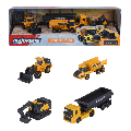 Majorette - 1:64 Volvo Construction 4 Vehicle Giftpack (Model Vehicle)