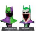 DC Direct - Batman Hush And Batman Knightfall Cowl (Jokerized) Gold Label 1:3 Scale 2-Pack (Statue)