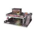 1:64 Diorama - Two-Level Ramp Parking Lot Cafe (Miniature Scene)
