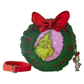 Dr. Seuss How The Grinch Stole Christmas Wreath (Loungefly Crossbody)