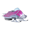 Fallout - Hot Pink Snowtrack Fusion Flea 1:18 Scale Diecast (Model Vehicle)