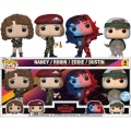 Stranger Things - Nancy / Robin / Eddie / Dustin 4-Pack (Pop! Vinyl)