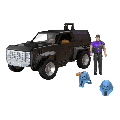 M.A.S.K. - Armored Assault Vehicle (AAV) Vehicle With Cliff Danger Action Figure (Model Vehicle)